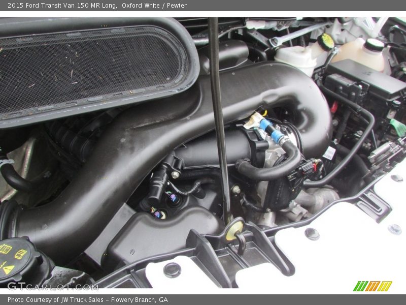Oxford White / Pewter 2015 Ford Transit Van 150 MR Long
