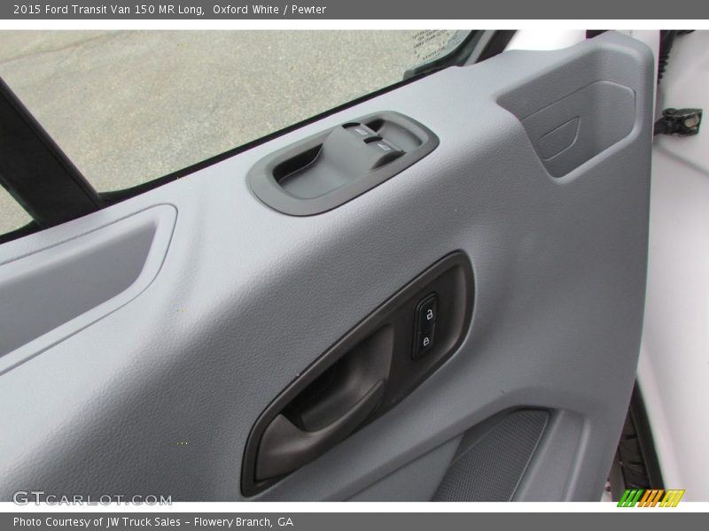Oxford White / Pewter 2015 Ford Transit Van 150 MR Long