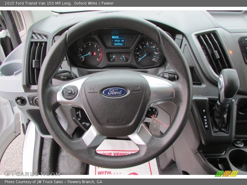 Oxford White / Pewter 2015 Ford Transit Van 150 MR Long
