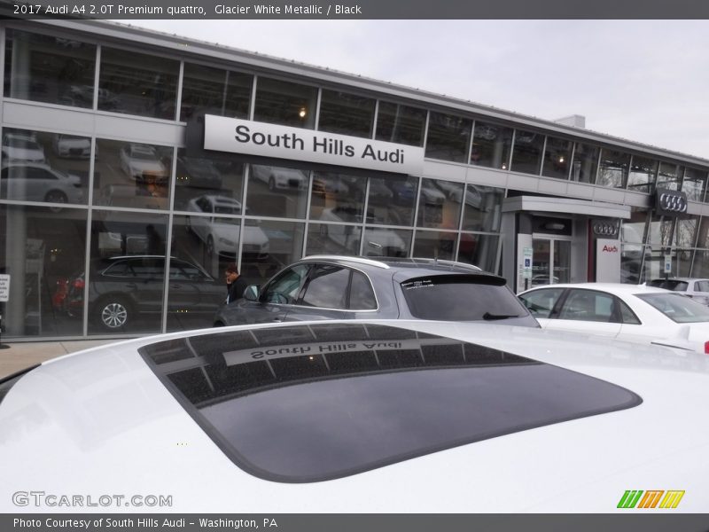 Glacier White Metallic / Black 2017 Audi A4 2.0T Premium quattro