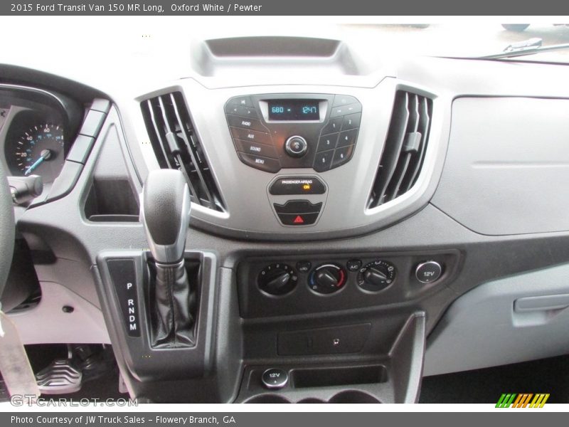 Oxford White / Pewter 2015 Ford Transit Van 150 MR Long