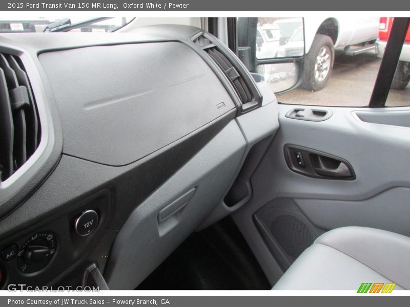 Oxford White / Pewter 2015 Ford Transit Van 150 MR Long