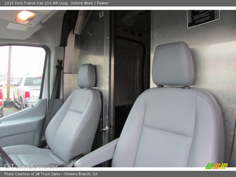Oxford White / Pewter 2015 Ford Transit Van 150 MR Long