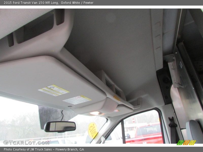 Oxford White / Pewter 2015 Ford Transit Van 150 MR Long