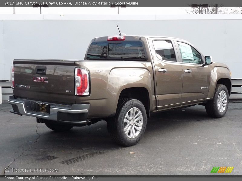 Bronze Alloy Metallic / Cocoa/­Dune 2017 GMC Canyon SLT Crew Cab 4x4