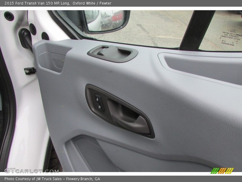 Oxford White / Pewter 2015 Ford Transit Van 150 MR Long