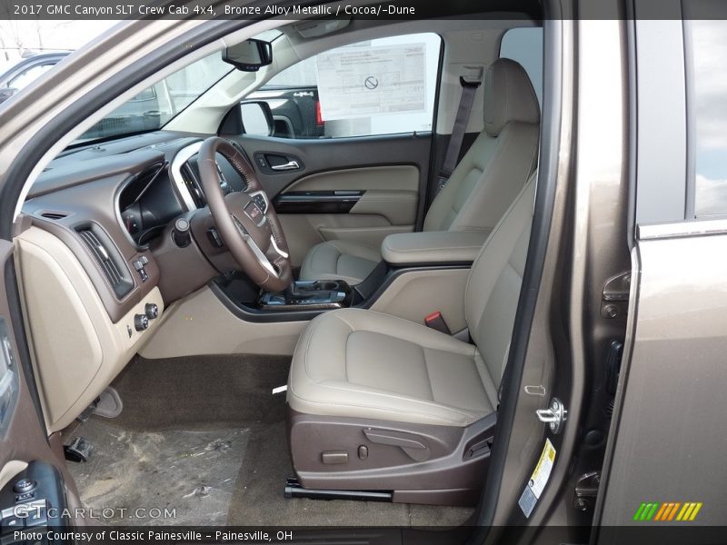  2017 Canyon SLT Crew Cab 4x4 Cocoa/­Dune Interior