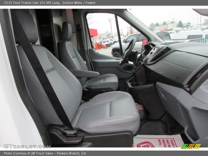 Oxford White / Pewter 2015 Ford Transit Van 150 MR Long