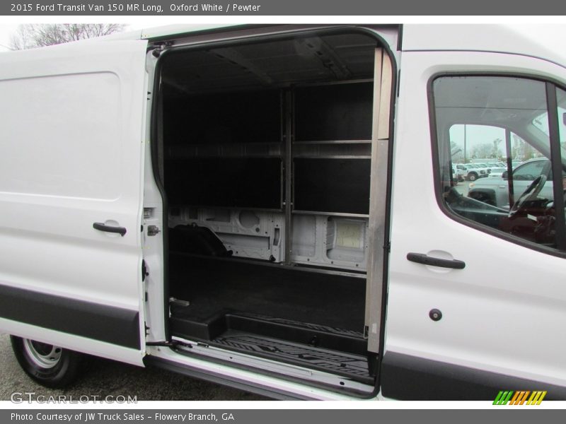 Oxford White / Pewter 2015 Ford Transit Van 150 MR Long