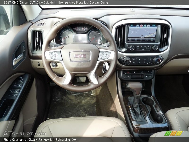 Dashboard of 2017 Canyon SLT Crew Cab 4x4