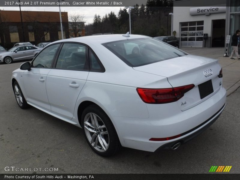 Glacier White Metallic / Black 2017 Audi A4 2.0T Premium quattro
