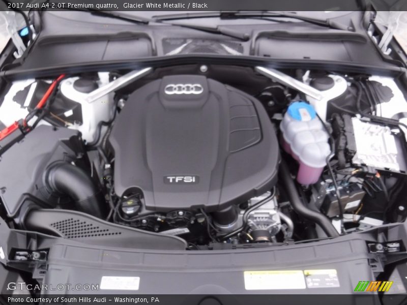  2017 A4 2.0T Premium quattro Engine - 2.0 Liter TFSI Turbocharged DOHC 16-Valve VVT 4 Cylinder