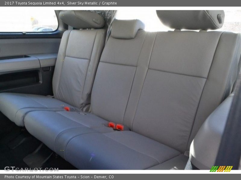 Rear Seat of 2017 Sequoia Limited 4x4