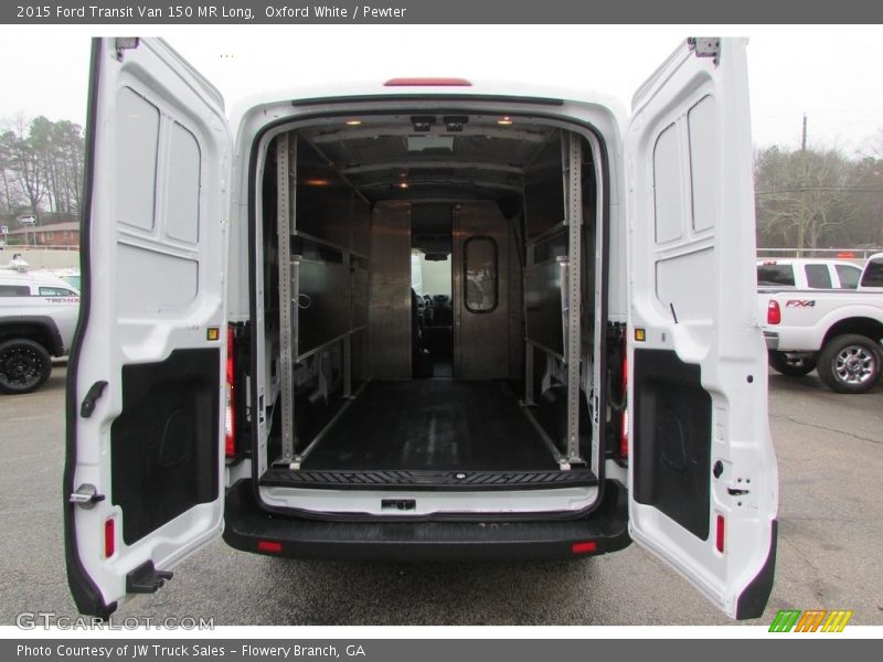 Oxford White / Pewter 2015 Ford Transit Van 150 MR Long