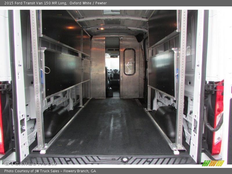 Oxford White / Pewter 2015 Ford Transit Van 150 MR Long