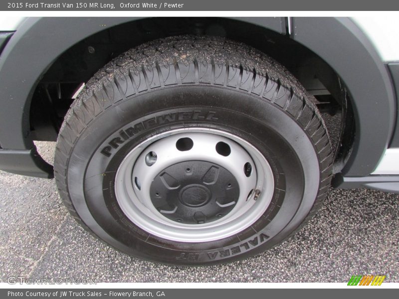 Oxford White / Pewter 2015 Ford Transit Van 150 MR Long