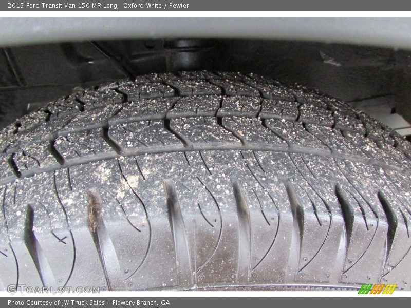 Oxford White / Pewter 2015 Ford Transit Van 150 MR Long