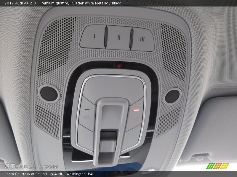 Glacier White Metallic / Black 2017 Audi A4 2.0T Premium quattro