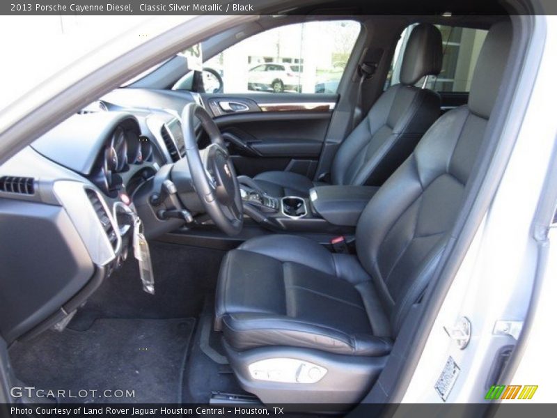 Classic Silver Metallic / Black 2013 Porsche Cayenne Diesel
