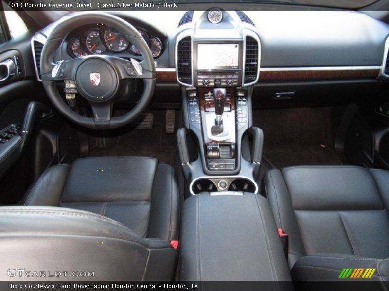 Classic Silver Metallic / Black 2013 Porsche Cayenne Diesel