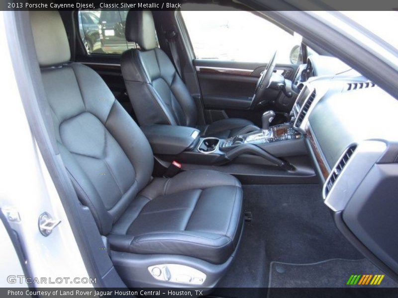 Classic Silver Metallic / Black 2013 Porsche Cayenne Diesel