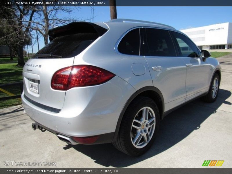 Classic Silver Metallic / Black 2013 Porsche Cayenne Diesel