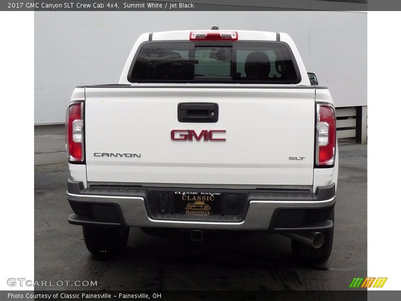 Summit White / Jet Black 2017 GMC Canyon SLT Crew Cab 4x4