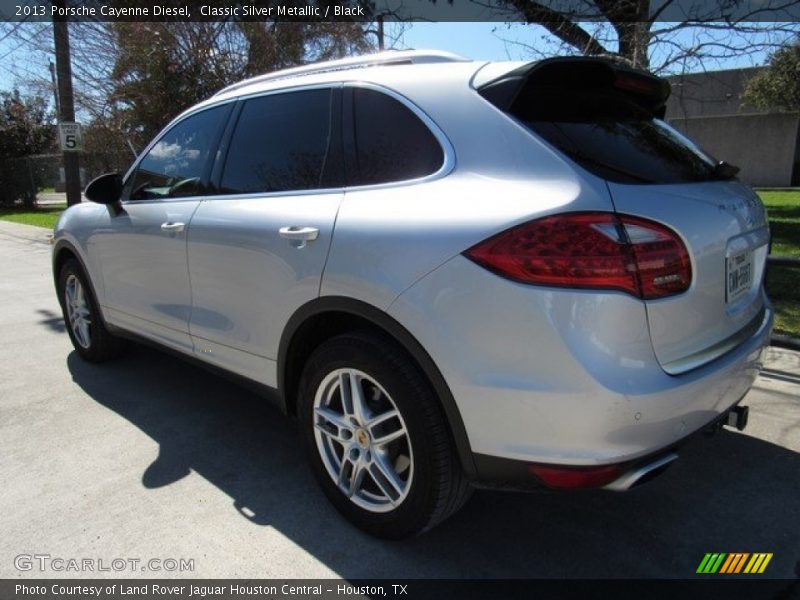Classic Silver Metallic / Black 2013 Porsche Cayenne Diesel