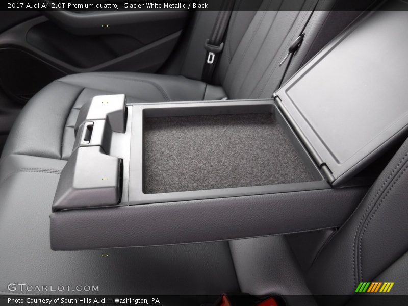 Glacier White Metallic / Black 2017 Audi A4 2.0T Premium quattro