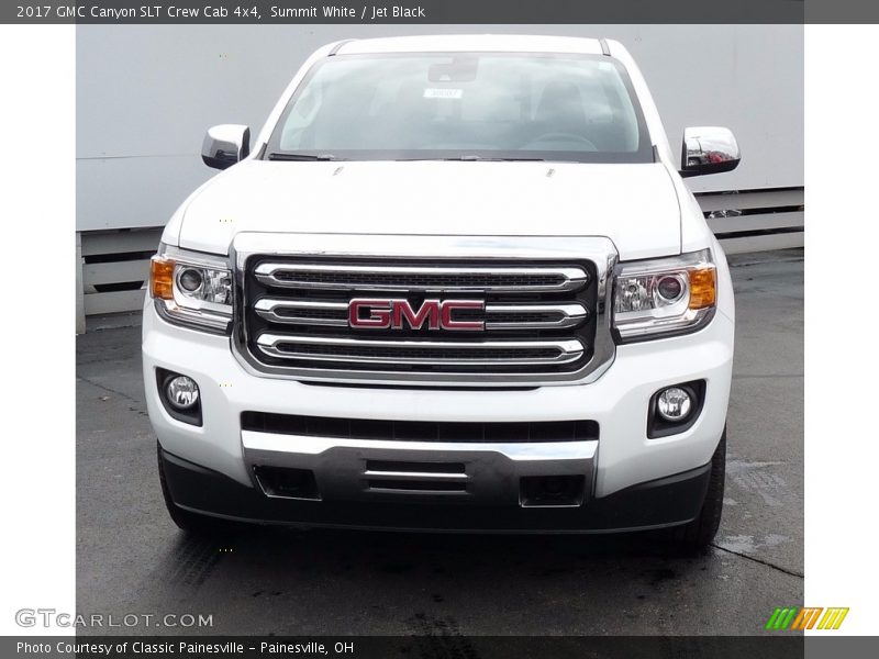 Summit White / Jet Black 2017 GMC Canyon SLT Crew Cab 4x4