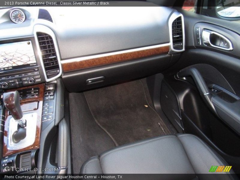 Classic Silver Metallic / Black 2013 Porsche Cayenne Diesel