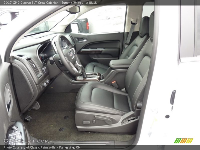  2017 Canyon SLT Crew Cab 4x4 Jet Black Interior