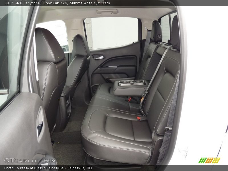 Rear Seat of 2017 Canyon SLT Crew Cab 4x4