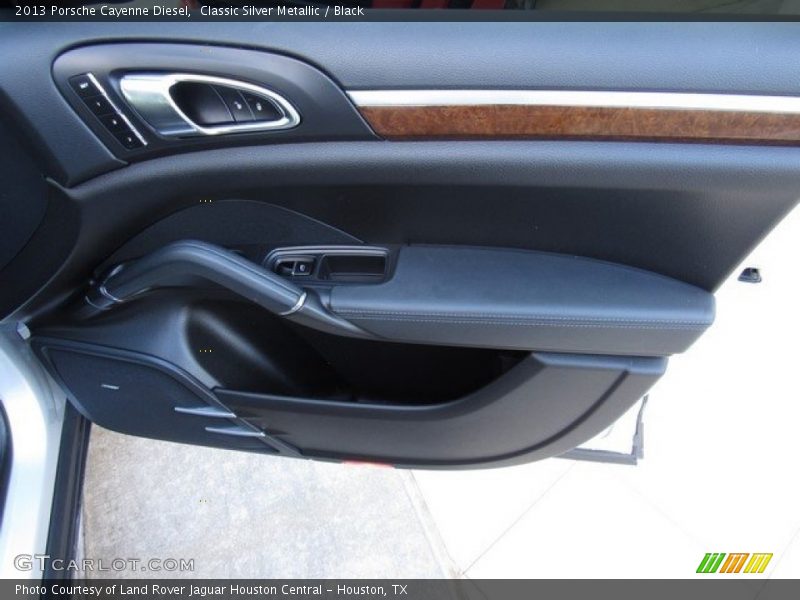 Classic Silver Metallic / Black 2013 Porsche Cayenne Diesel