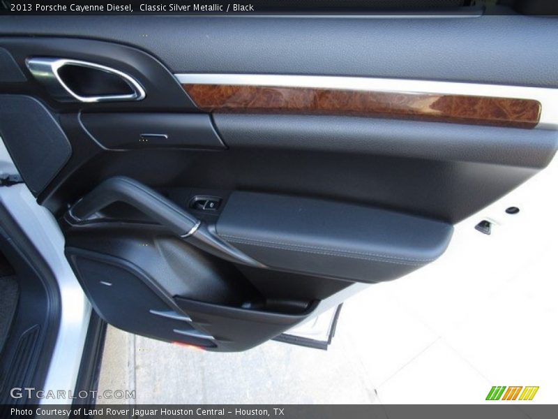 Classic Silver Metallic / Black 2013 Porsche Cayenne Diesel