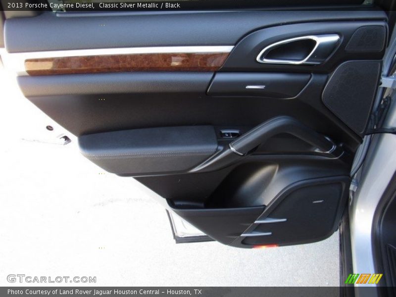 Classic Silver Metallic / Black 2013 Porsche Cayenne Diesel