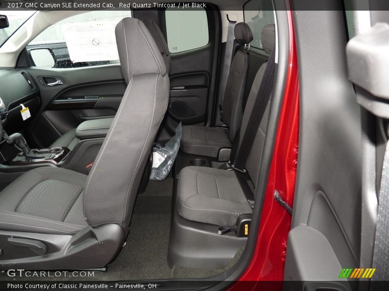 Rear Seat of 2017 Canyon SLE Extended Cab