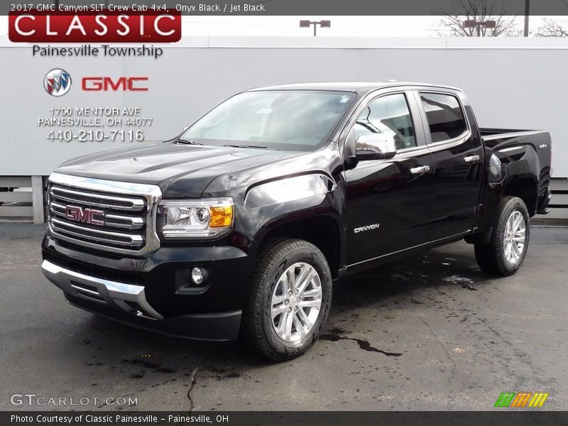Onyx Black / Jet Black 2017 GMC Canyon SLT Crew Cab 4x4