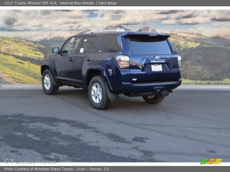 Nautical Blue Metallic / Sand Beige 2017 Toyota 4Runner SR5 4x4