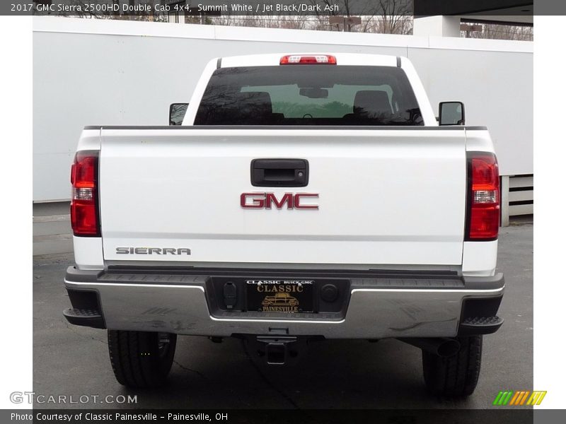 Summit White / Jet Black/Dark Ash 2017 GMC Sierra 2500HD Double Cab 4x4