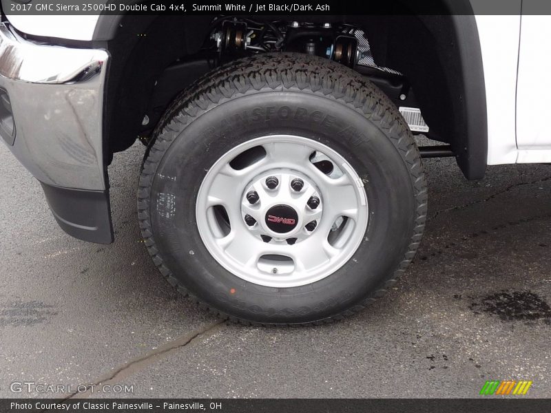 Summit White / Jet Black/Dark Ash 2017 GMC Sierra 2500HD Double Cab 4x4