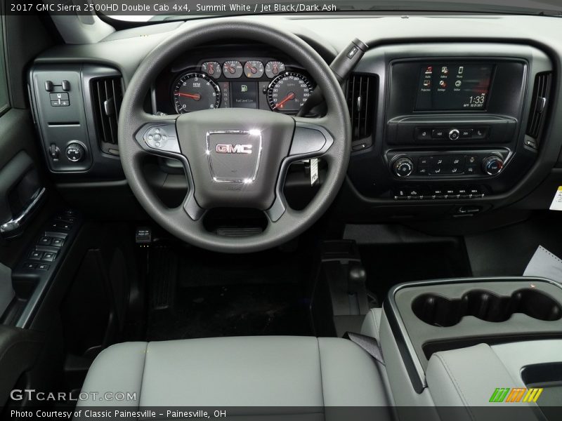 Summit White / Jet Black/Dark Ash 2017 GMC Sierra 2500HD Double Cab 4x4