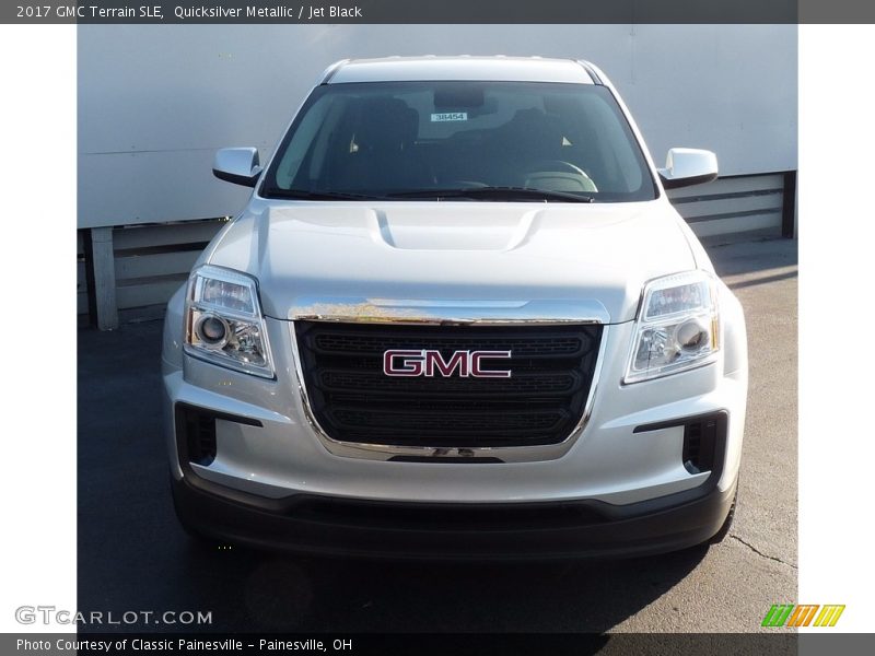 Quicksilver Metallic / Jet Black 2017 GMC Terrain SLE
