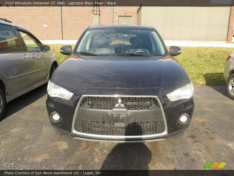 Labrador Black Pearl / Black 2010 Mitsubishi Outlander GT 4WD