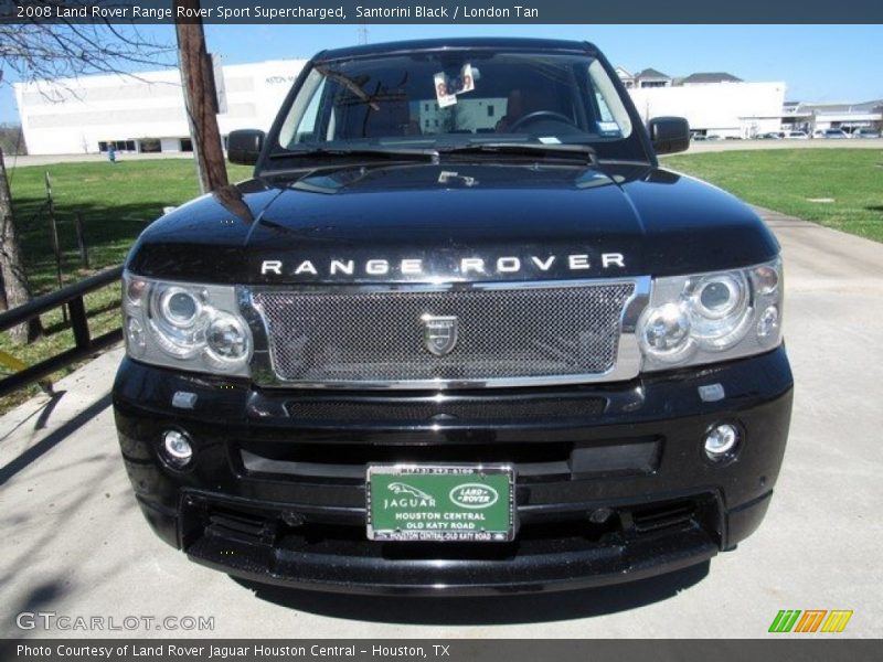 Santorini Black / London Tan 2008 Land Rover Range Rover Sport Supercharged