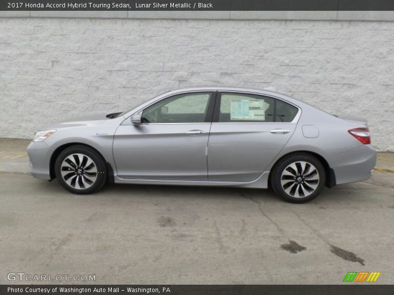 Lunar Silver Metallic / Black 2017 Honda Accord Hybrid Touring Sedan