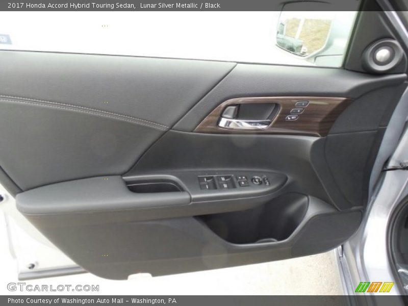 Lunar Silver Metallic / Black 2017 Honda Accord Hybrid Touring Sedan