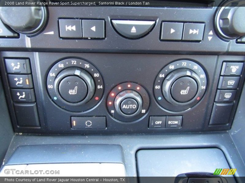 Santorini Black / London Tan 2008 Land Rover Range Rover Sport Supercharged