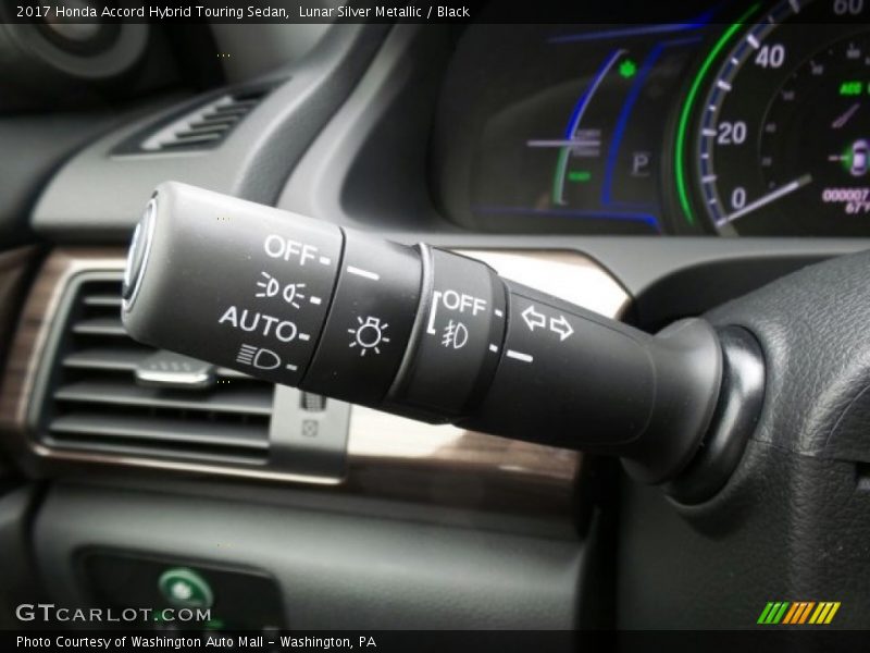 Lunar Silver Metallic / Black 2017 Honda Accord Hybrid Touring Sedan