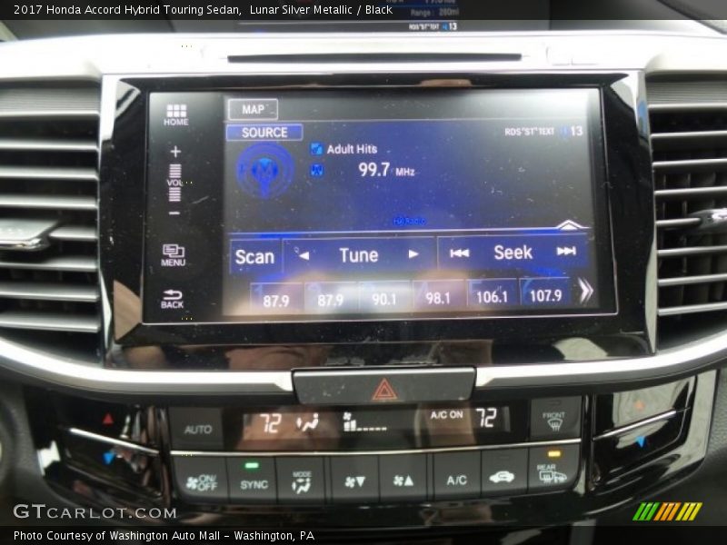 Lunar Silver Metallic / Black 2017 Honda Accord Hybrid Touring Sedan